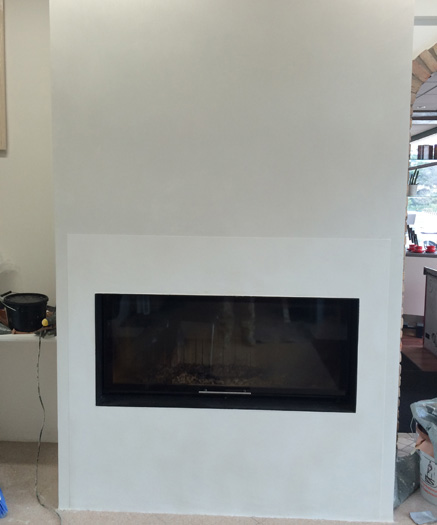 caminetto in corten acciaio
